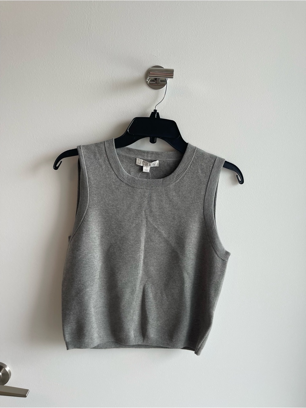Zara Gray Sleeveless Knit Tank
